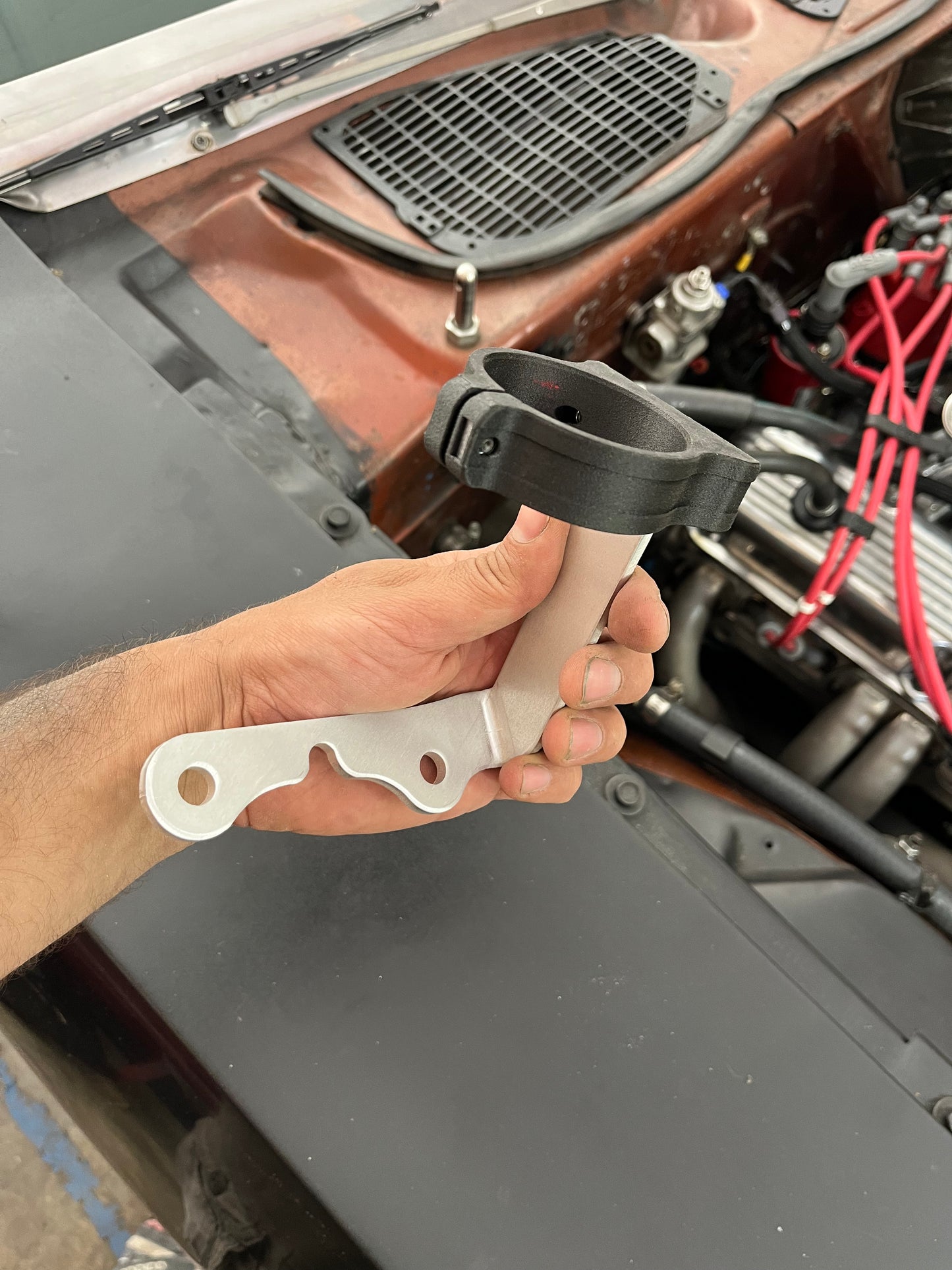 Mopar LA Trickflow Intake Manifold Coil Bracket