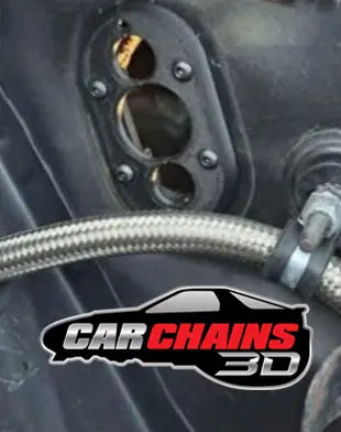 3D Printed Bulkhead Fittings for 1973-1993 Ford Mustang - CarChains3d