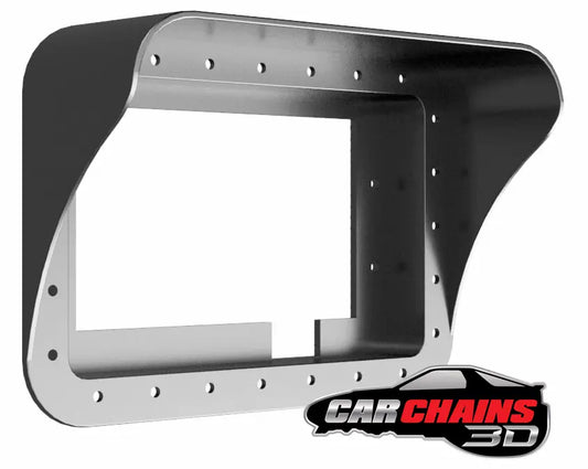 3D Printed 7 Inch Holley EFI Screen Flanged / Flush Mount - CarChains3d