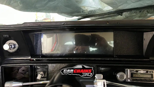 3D Printed Digital Dash Bezel for 1970-1972 Chevrolet Chevelle - CarChains3d