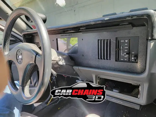 3D Printed Digital Dash Bezel for 1979-1986 Ford Foxbody Mustang - CarChains3d