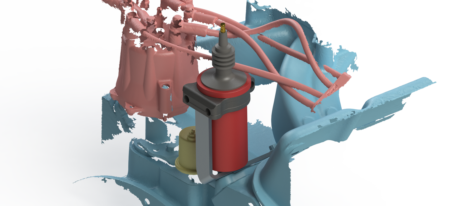 Mopar LA Trickflow Intake Manifold Coil Bracket