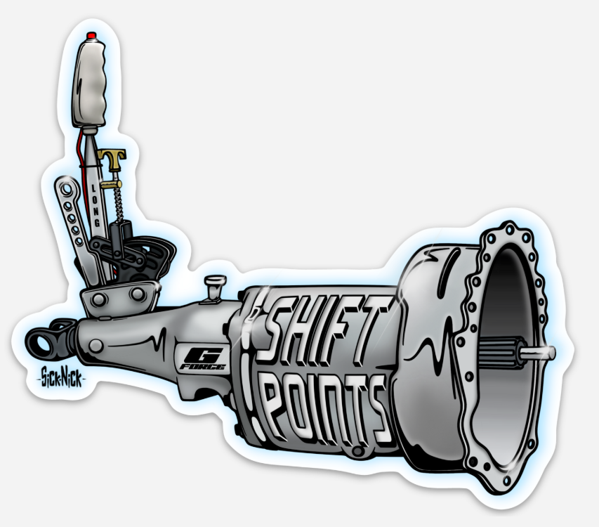 A Shift Points Sticker (G FORCE 101A)