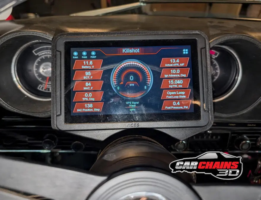 3D Printed Aces EFI 7 Inch Column Mount - CarChains3d