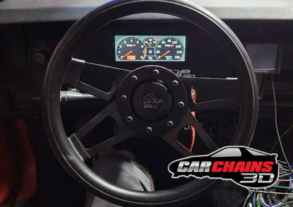 3D Printed Digital Dash Bezel for 1982-1989 Early 3rd Gen Chevrolet Camaro - CarChains3d