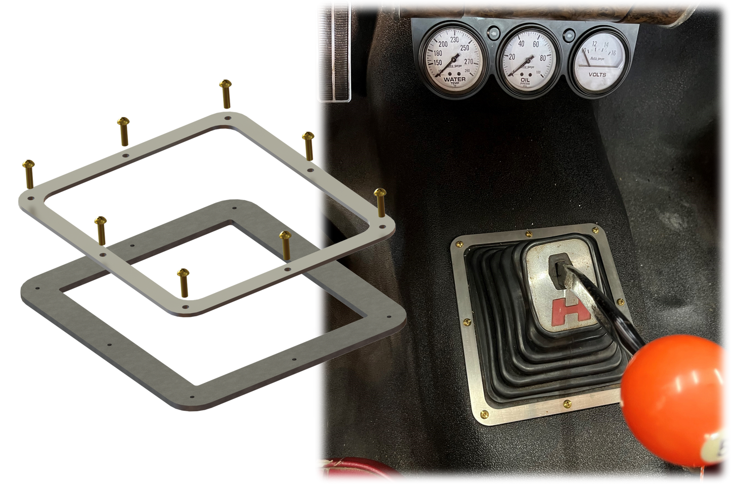 Hurst Shifter Boot Trim Ring WAF Racing